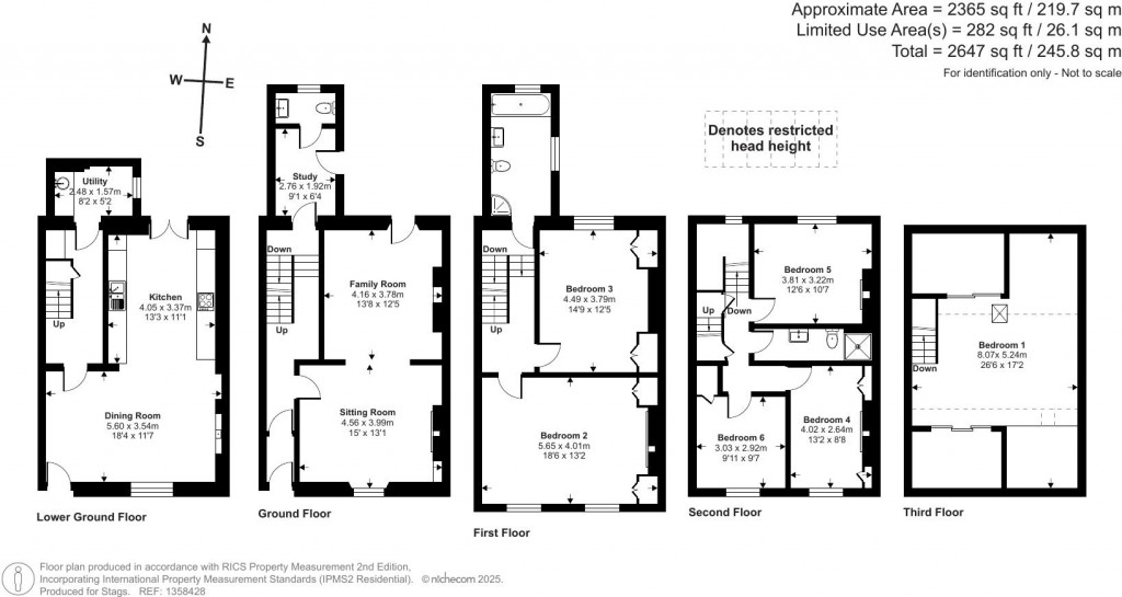 Floorplans For Queens Terrace, Exeter