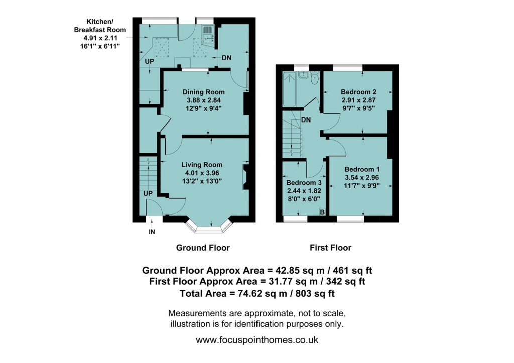 Floorplans For Ruscote Avenue, Banbury