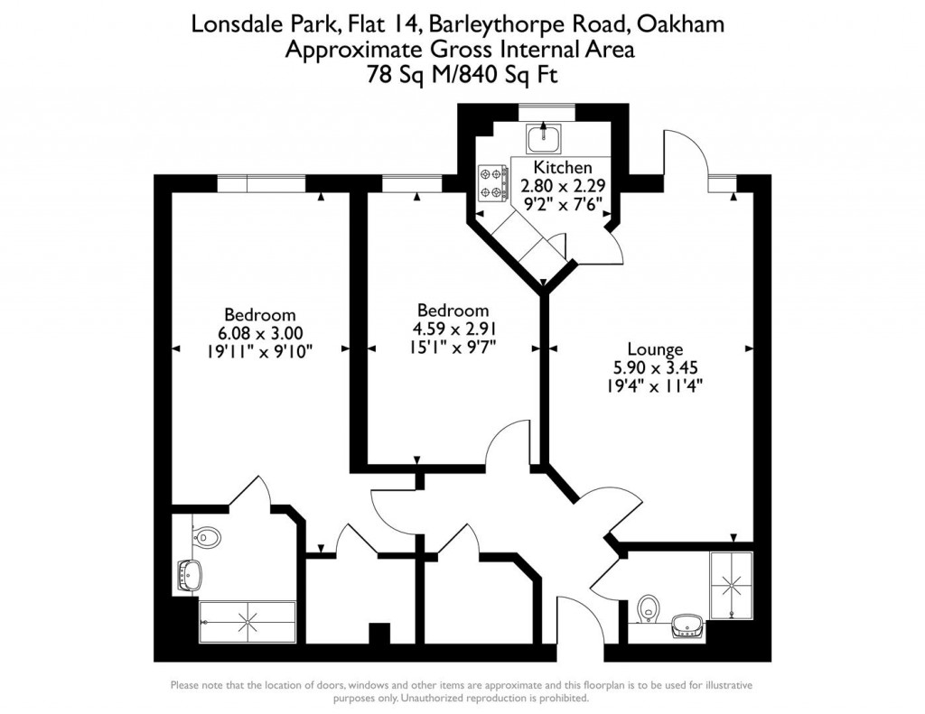 Floorplans For Lonsdale Park, Barleythorpe Road, Rutland