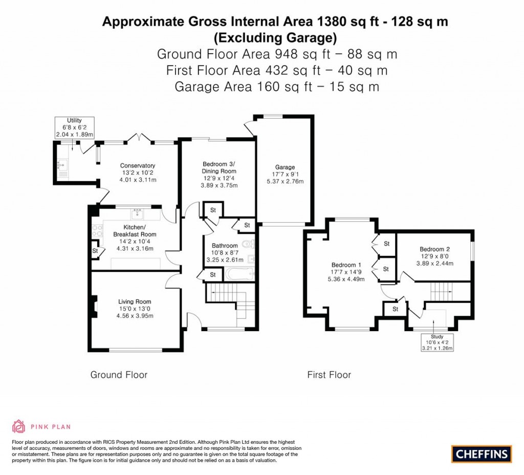 Floorplans For Moulton Road, Cheveley