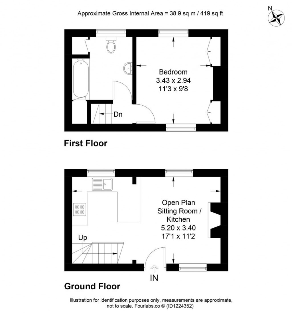 Floorplans For Butts Way, Milverton, Taunton