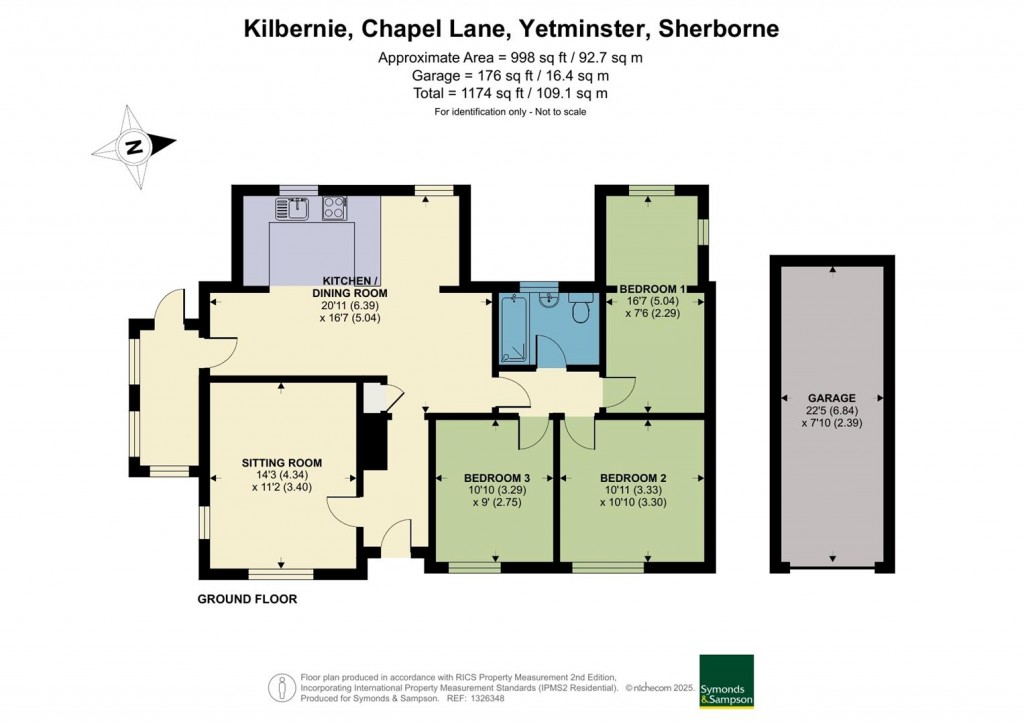 Floorplans For Chapel Lane, Yetminster, Sherborne