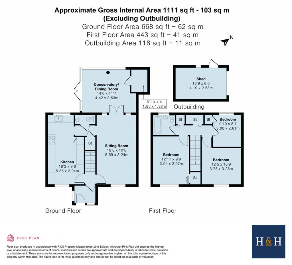 Floorplans For Admirals Way, Daventry, NN11
