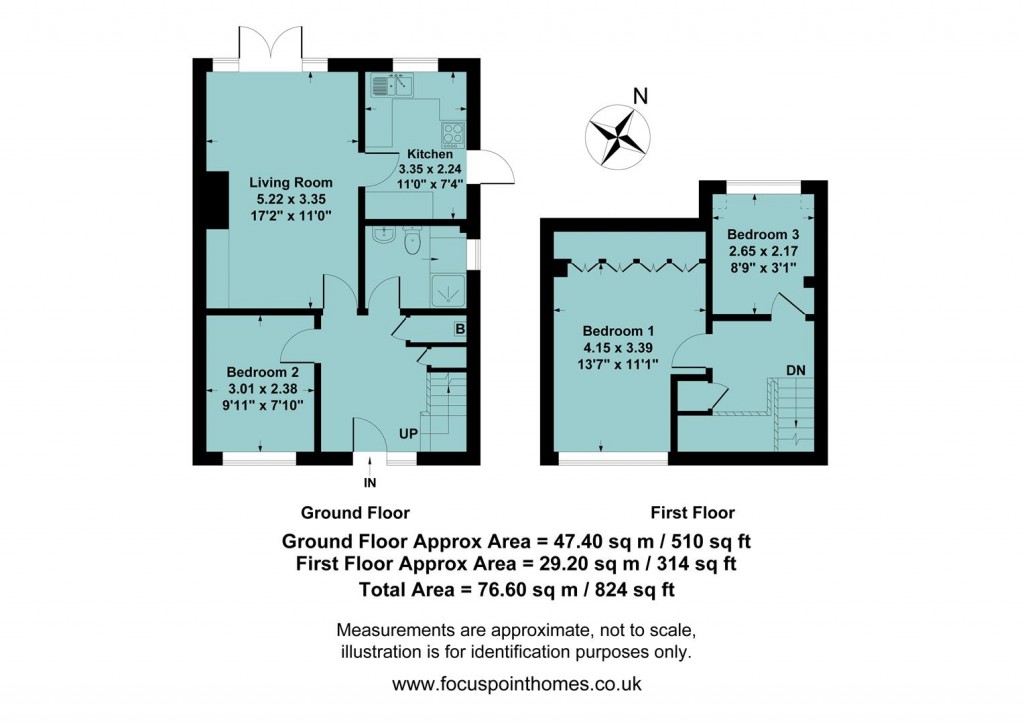 Floorplans For Wood End, Banbury