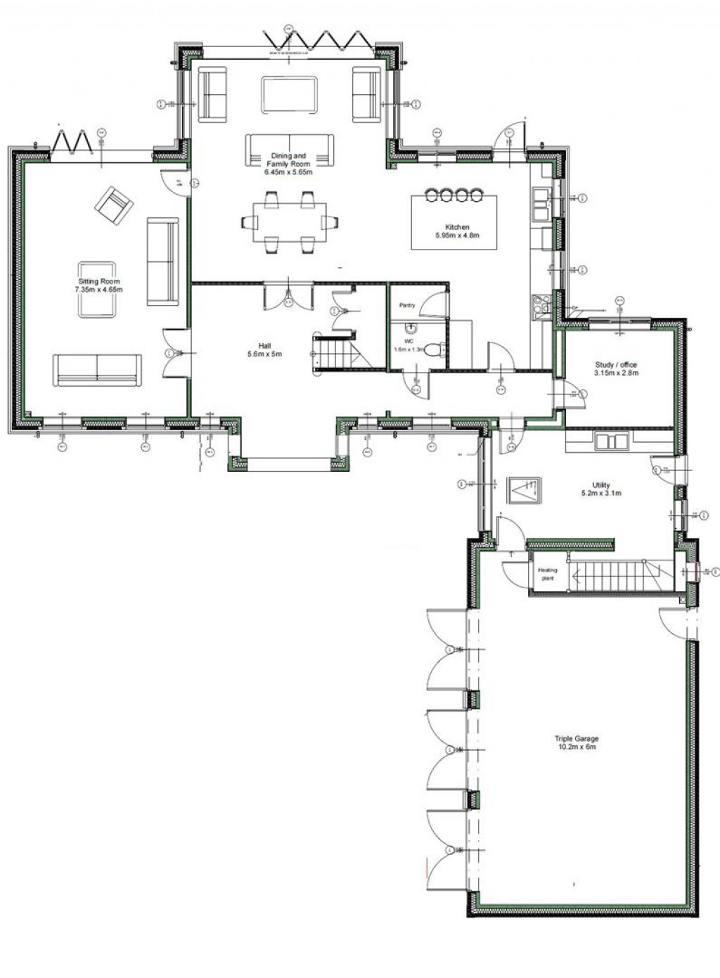 Floorplans For Main Road, Barleythorpe, Rutland