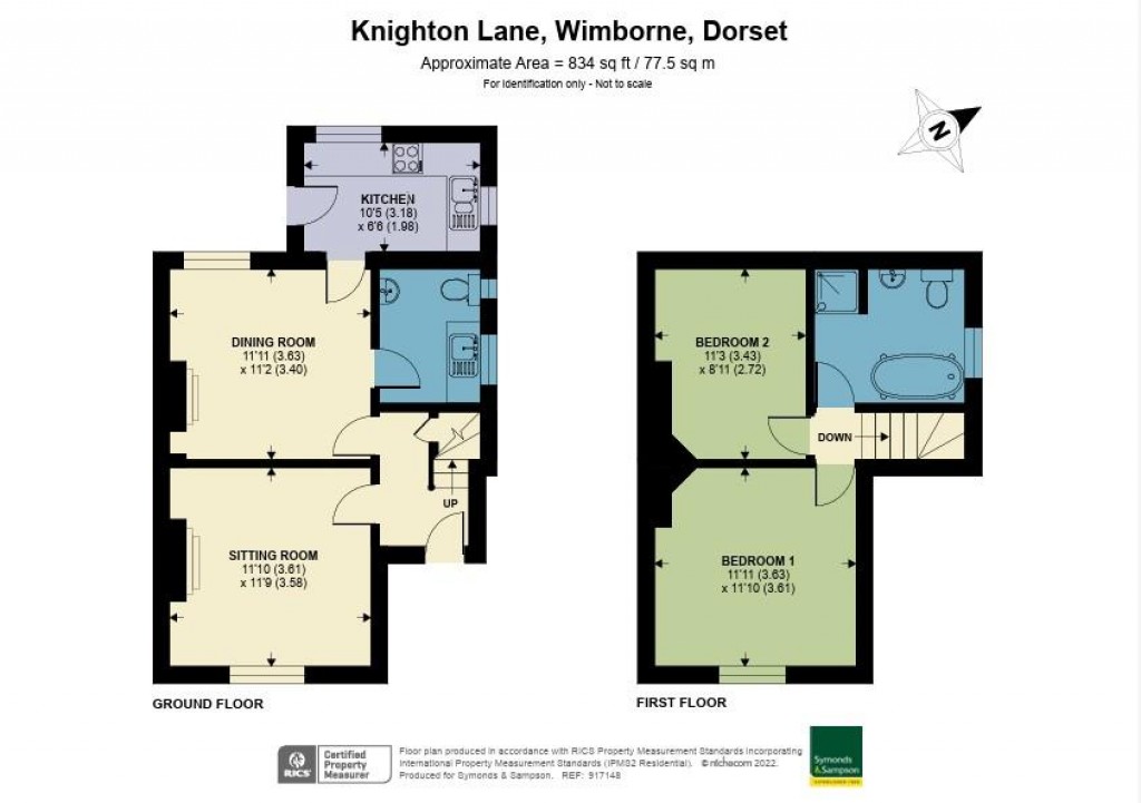 Floorplans For Knighton Lane, Wimborne