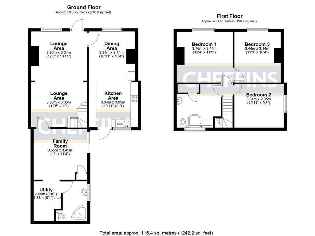 Floorplans For West End, Haddenham
