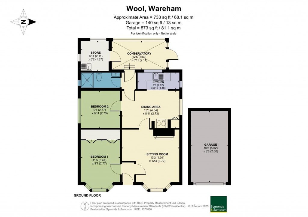 Floorplans For Burton Road, Wool, Wareham