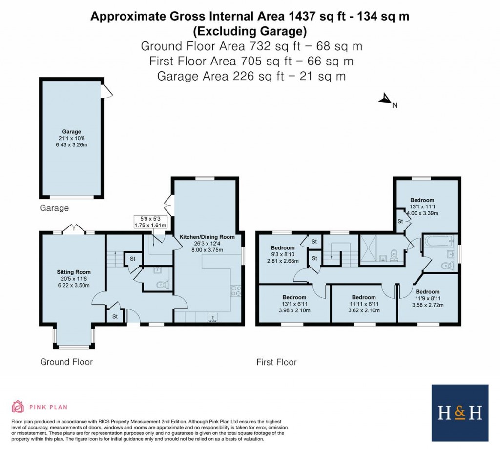 Floorplans For Wren Way, Daventry, NN11