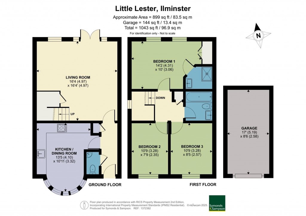 Floorplans For Little Lester, Ilminster