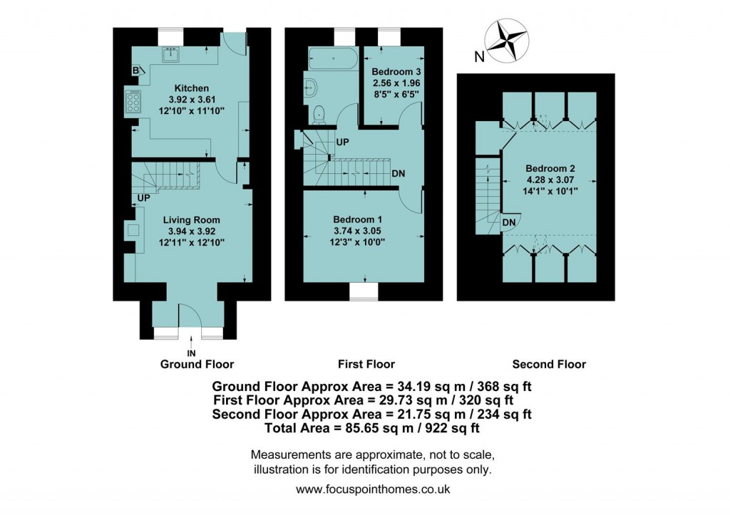 Floorplans For Queen Street, Middleton Cheney