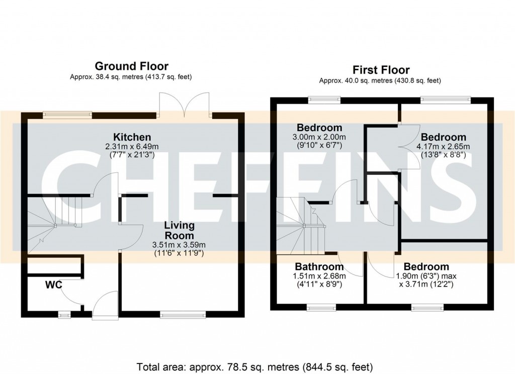 Floorplans For Larks Close, Haverhill