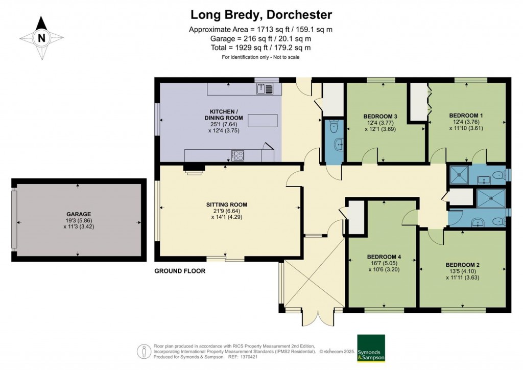 Floorplans For Long Bredy, Dorchester