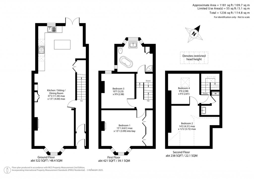 Floorplans For Barnardo Road, Exeter