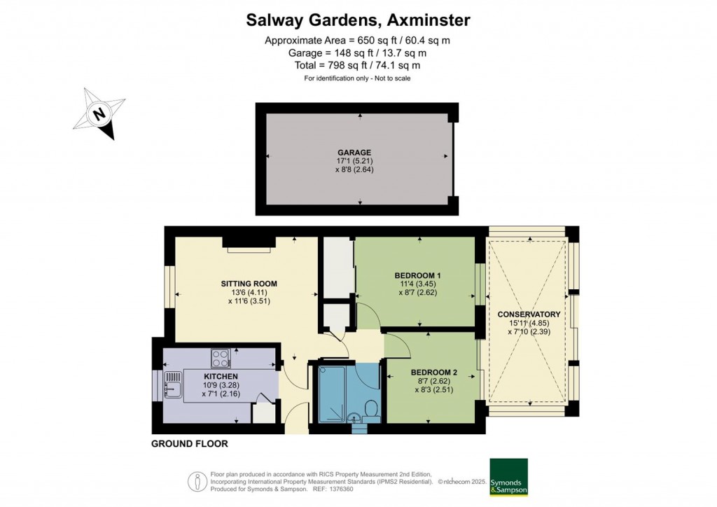 Floorplans For Salway Gardens, Axminster