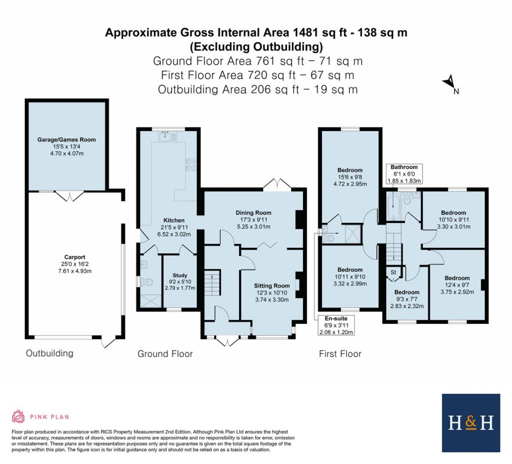 Floorplans For Blaby Road, Enderby, Leicester, LE19