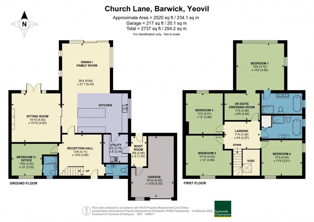 Floorplans For Church Lane, Barwick, Yeovil