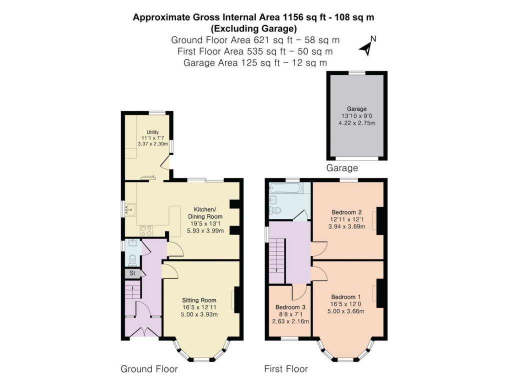 Floorplans For 129 Crediton Road, Okehampton