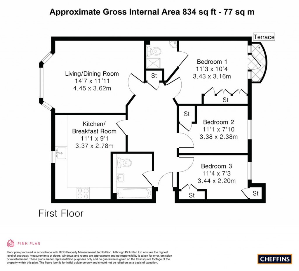 Floorplans For Petersfield, Cambridge