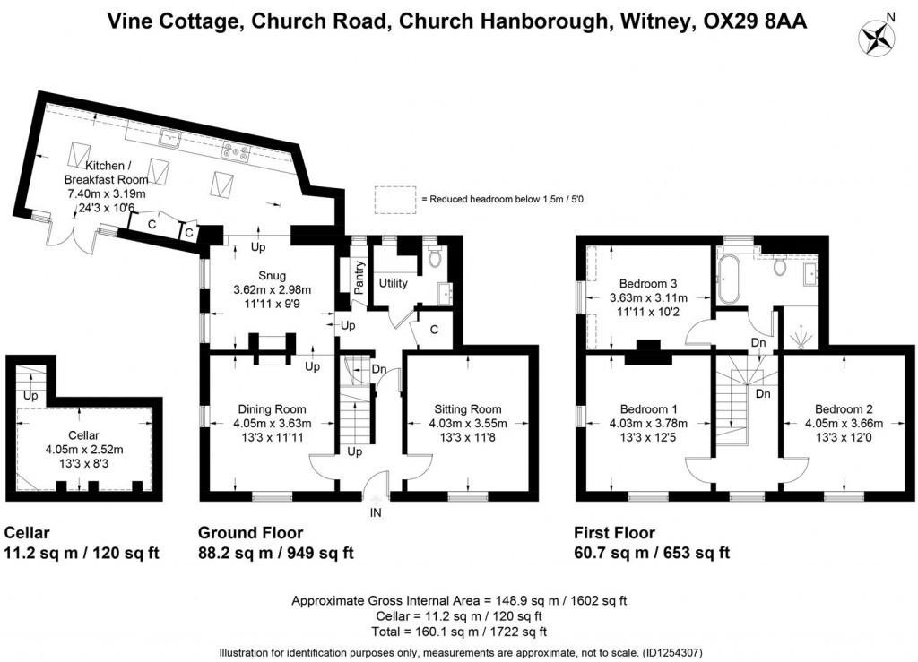 Floorplans For Church Hanborough, Oxfordshire