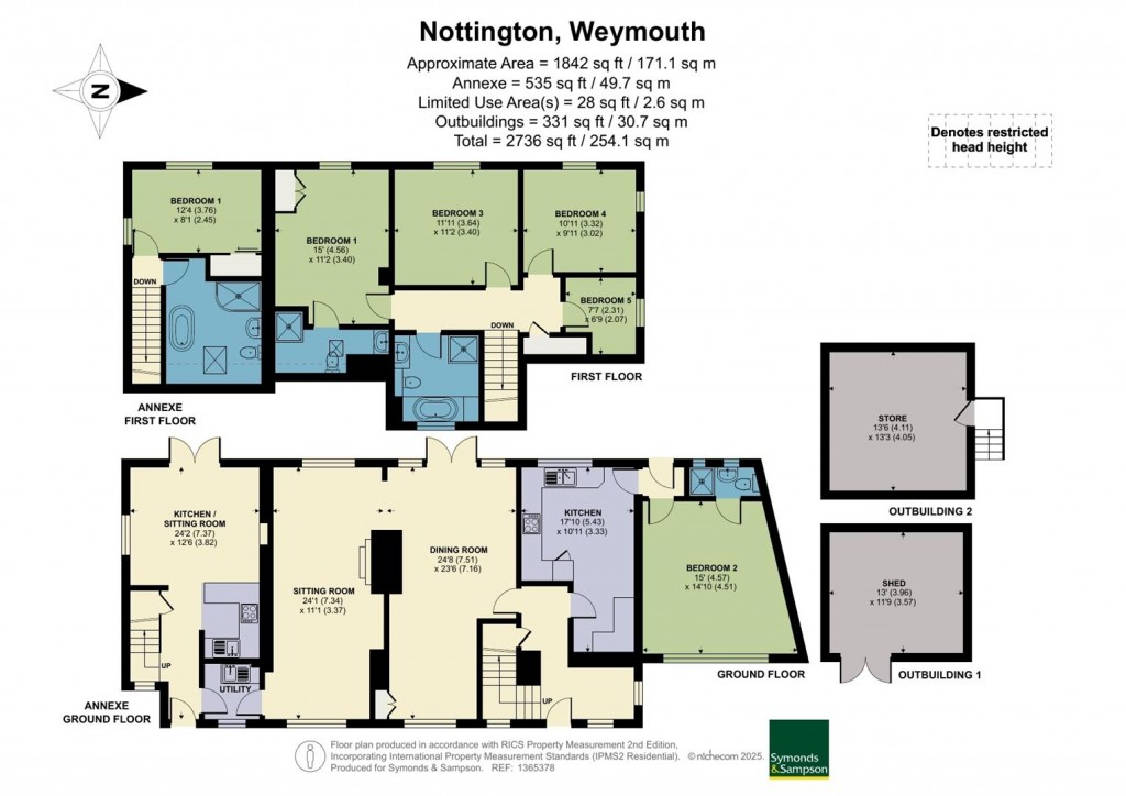 Floorplans For Nottington, Weymouth