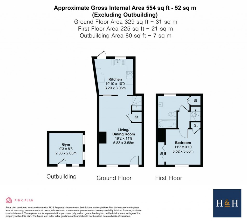 Floorplans For Sutton Street, Flore, NN7