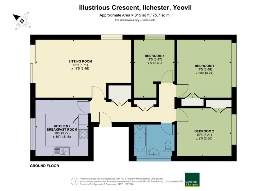 Floorplans For Illustrious Crescent, Ilchester, Yeovil