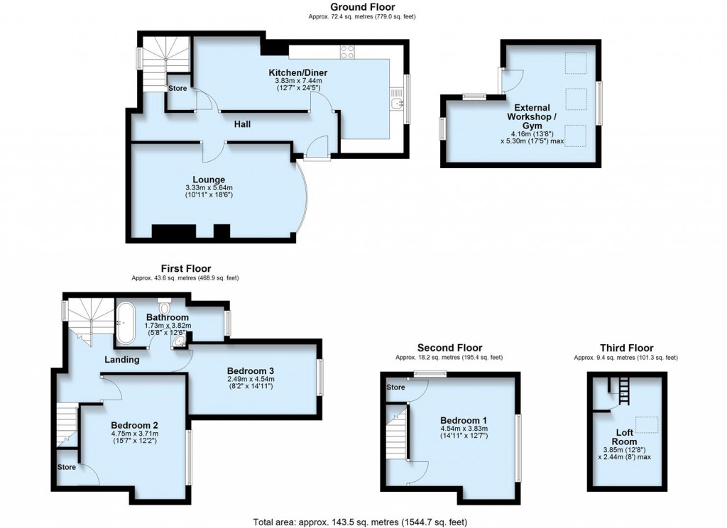 Floorplans For Limby Hall Lane, Swannington, LE67