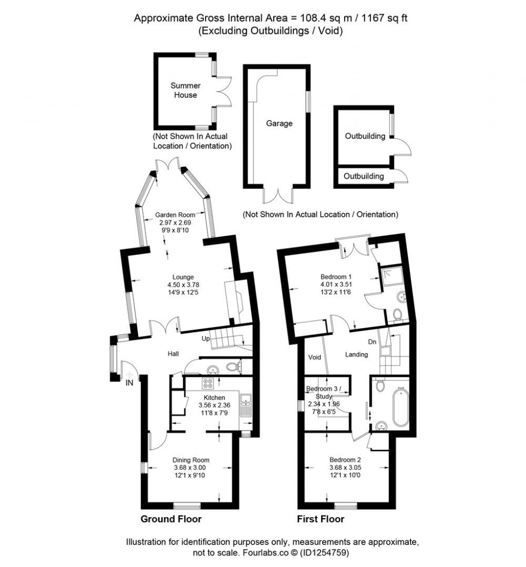 Floorplans For Hillfarrance, Taunton