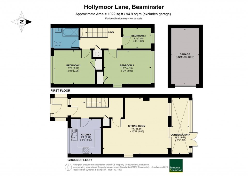 Floorplans For Hollymoor Lane, Beaminster