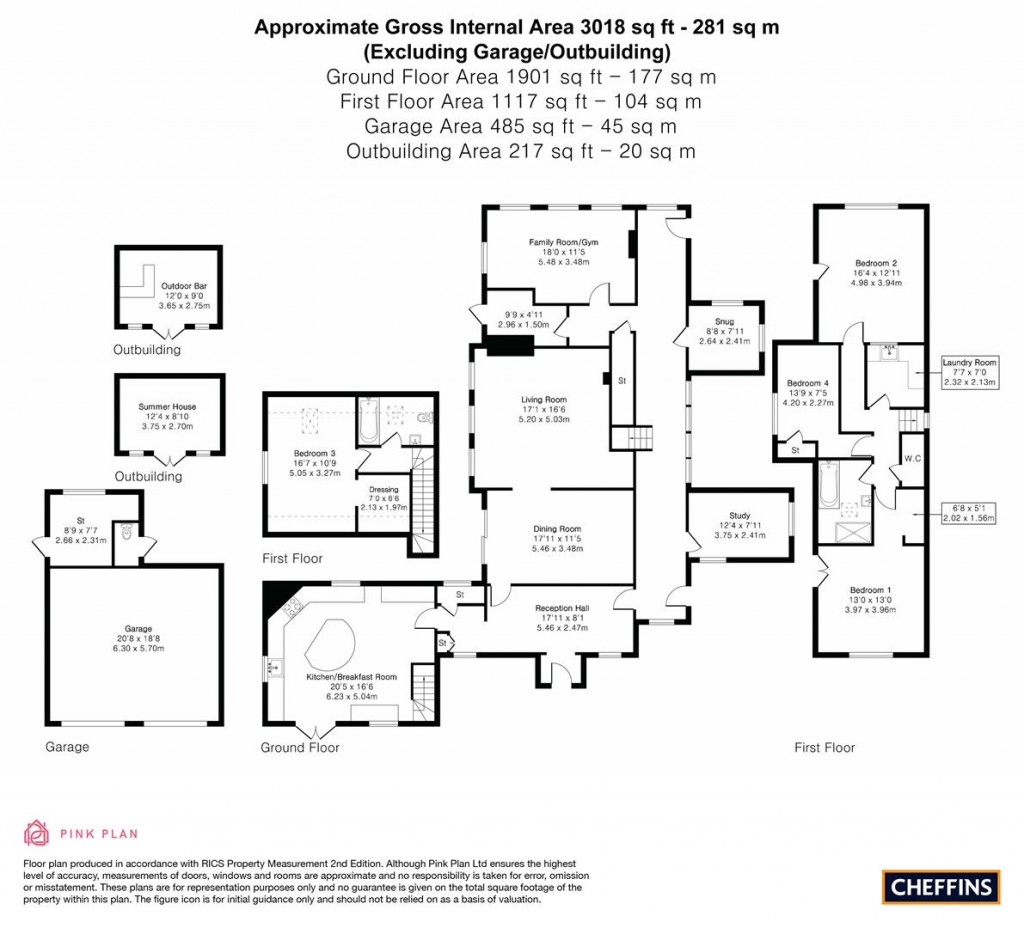 Floorplans For School Road, Great Wratting, Haverhill