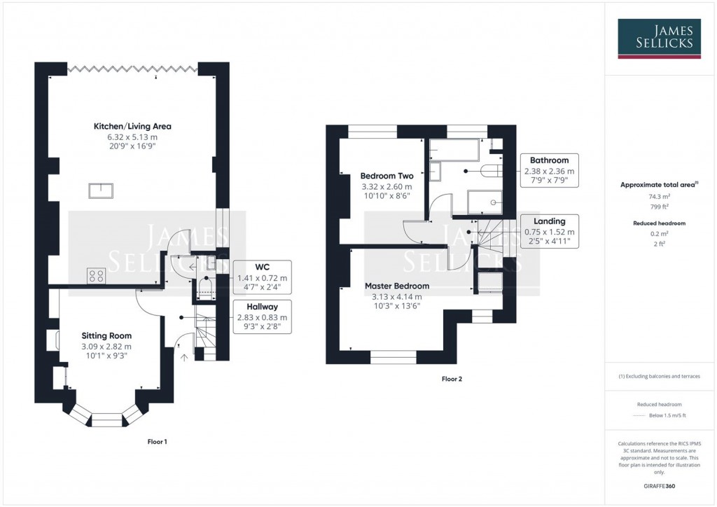 Floorplans For Welford Road, Husbands Bosworth, Lutterworth