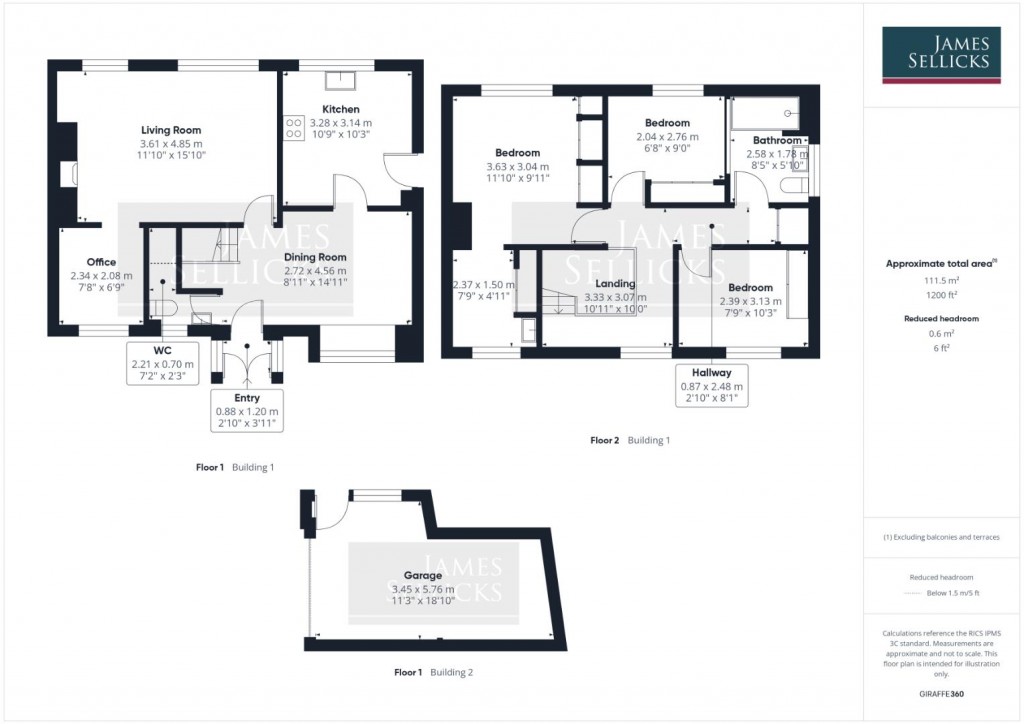 Floorplans For High Street, Great Glen, Leicestershire