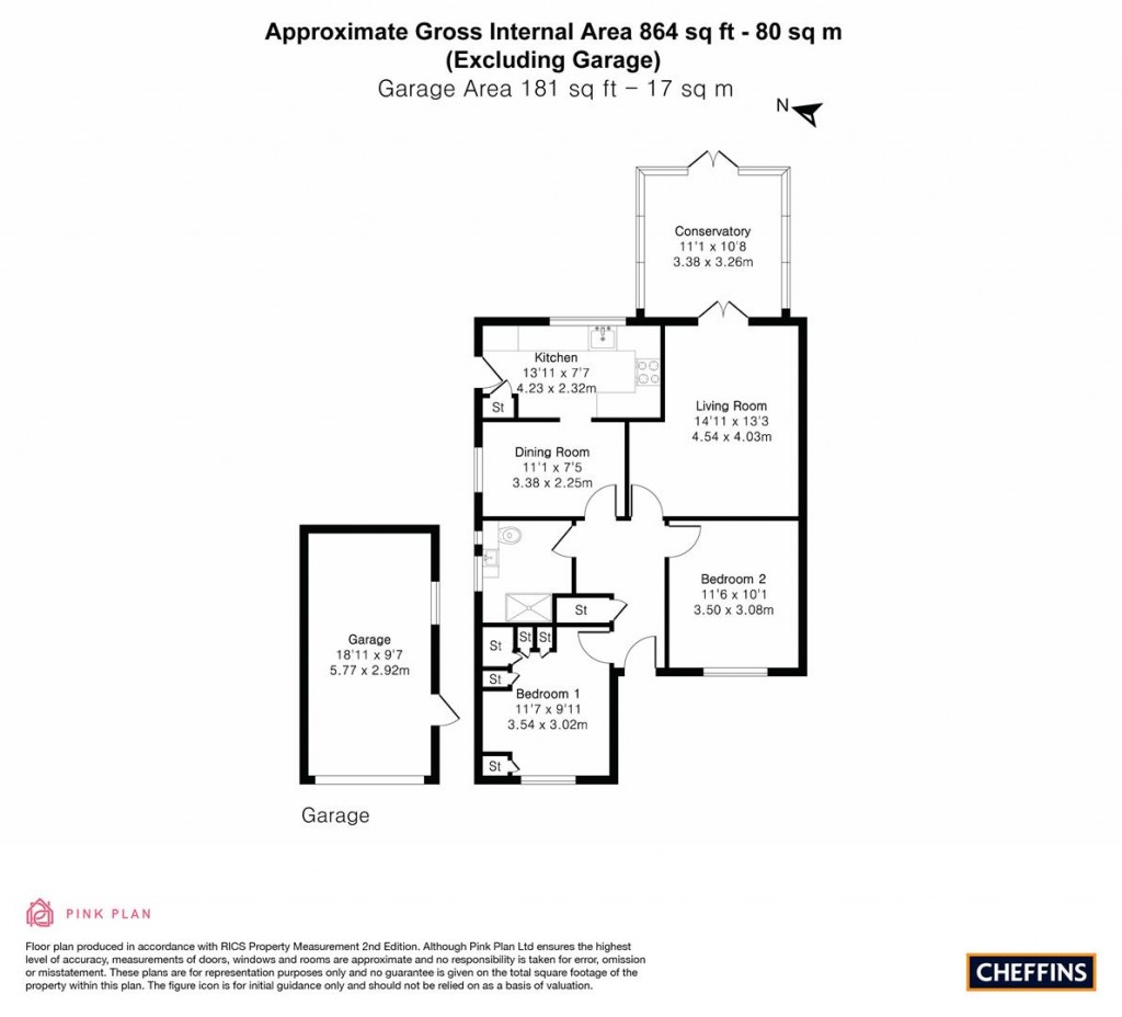 Floorplans For Hilda Clarke Close, Chatteris