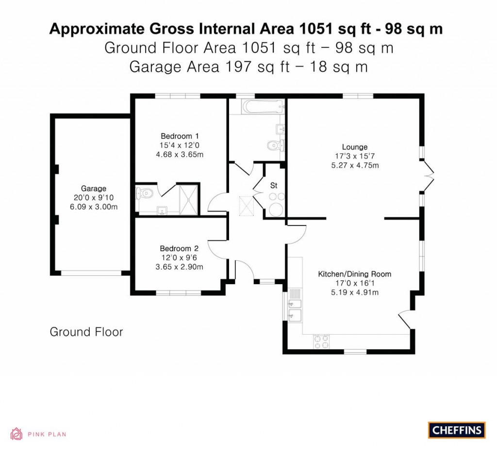 Floorplans For Harbins Lane, Abbotsley, St. Neots