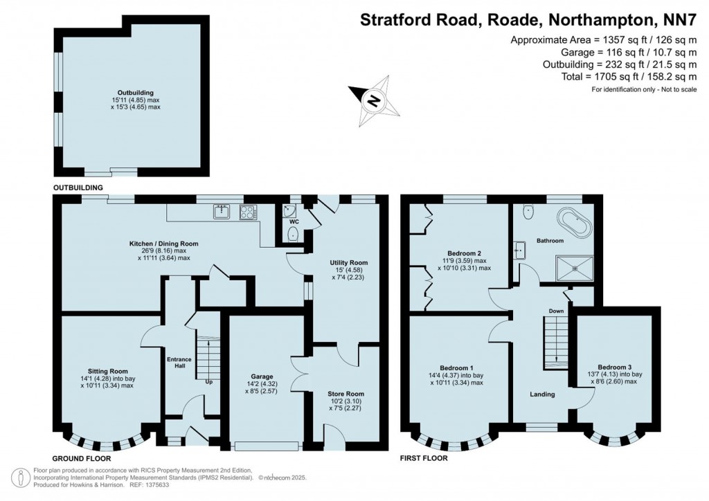 Floorplans For Stratford Road, Roade, NN7