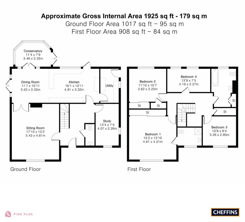 Floorplans For High Street, Balsham, Cambridge