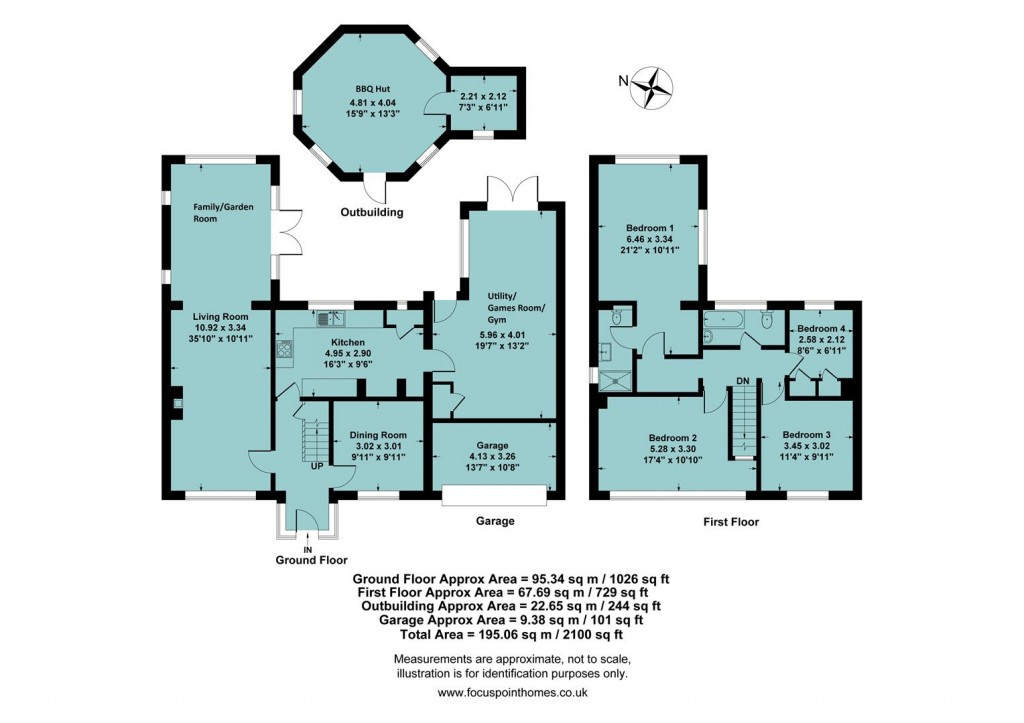 Floorplans For Twyford Avenue, Twyford