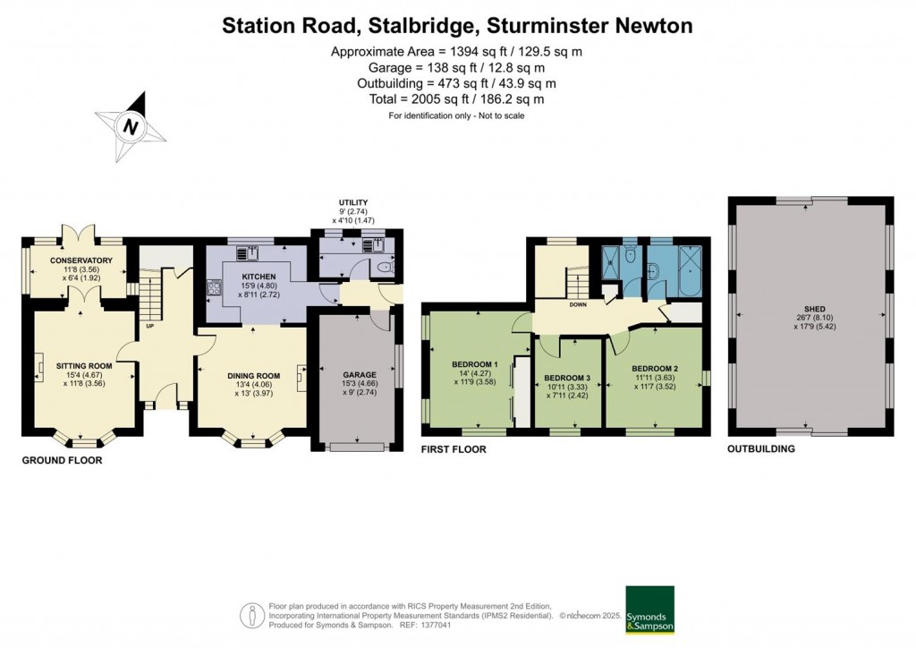 Floorplans For Station Road, Stalbridge, Sturminster Newton