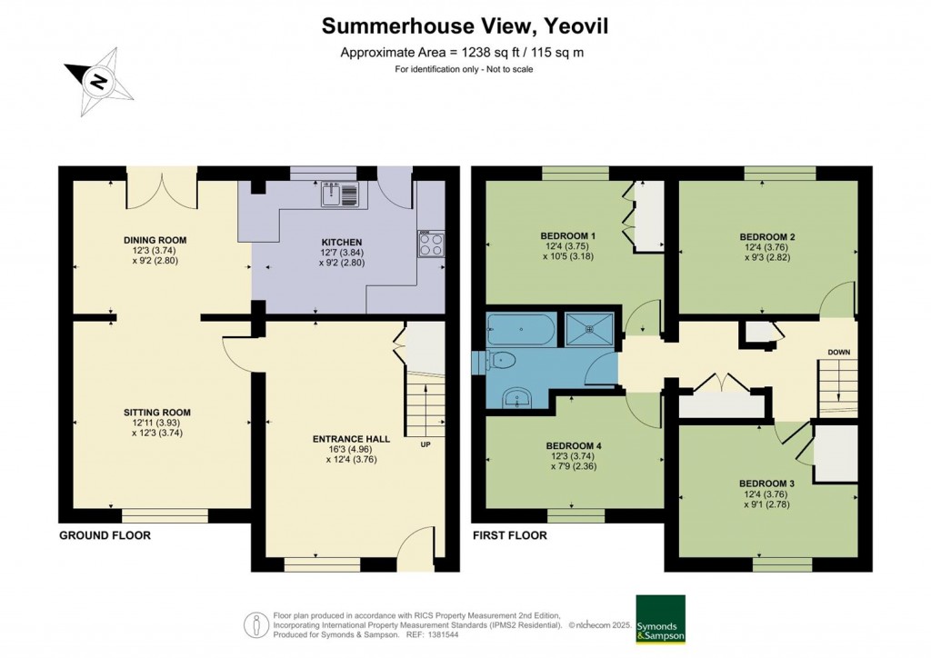 Floorplans For Summerhouse View, Yeovil