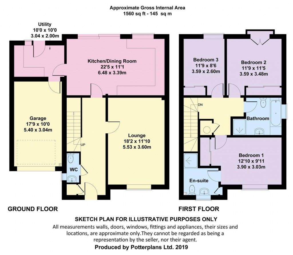 Floorplans For Yarmouth, Isle of Wight