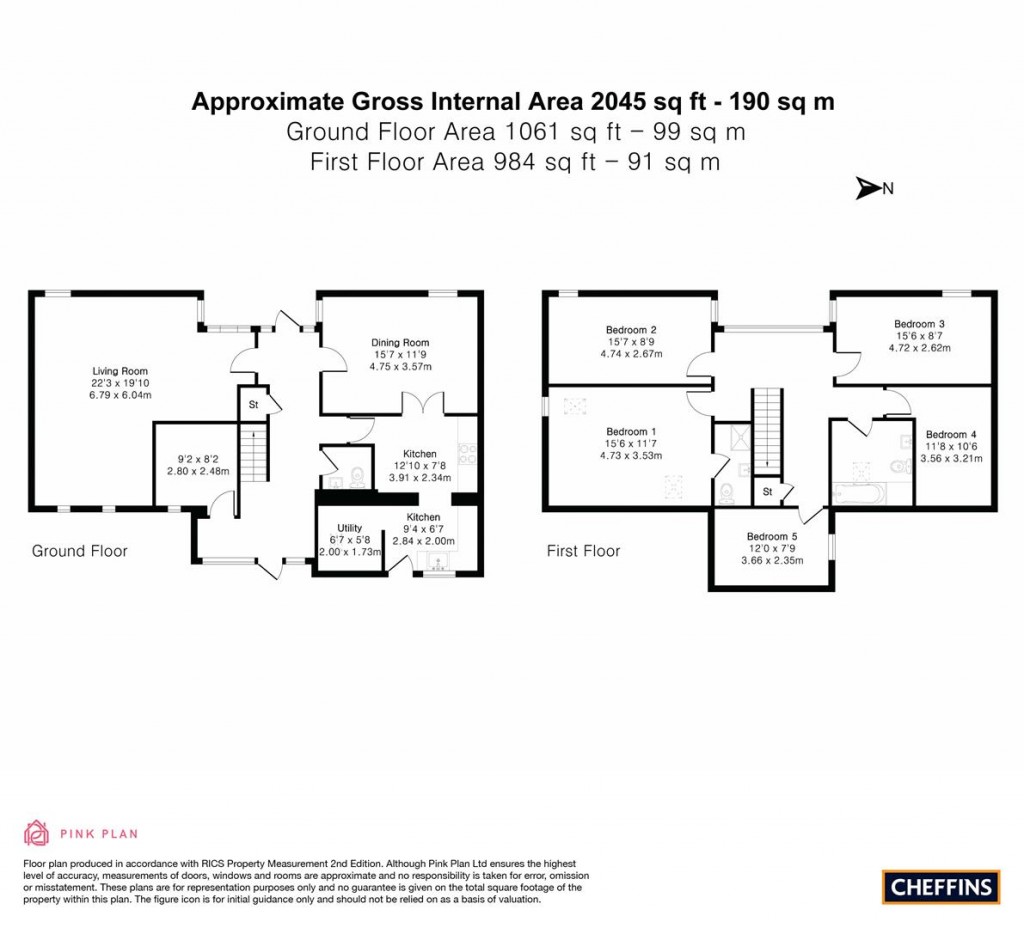 Floorplans For High Street, Stretham, Ely