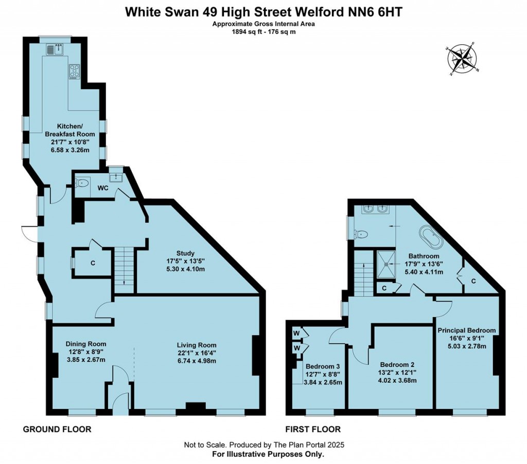 Floorplans For High Street, Welford, Northampton, NN6