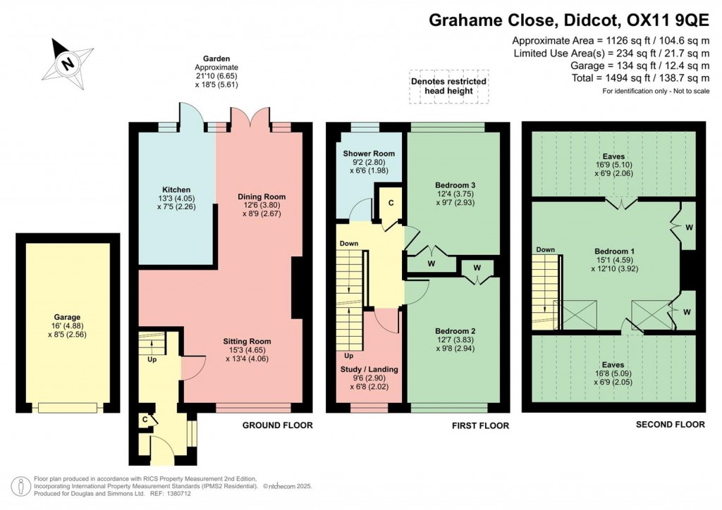 Floorplans For Grahame Close, Blewbury, Didcot, Oxfordshire
