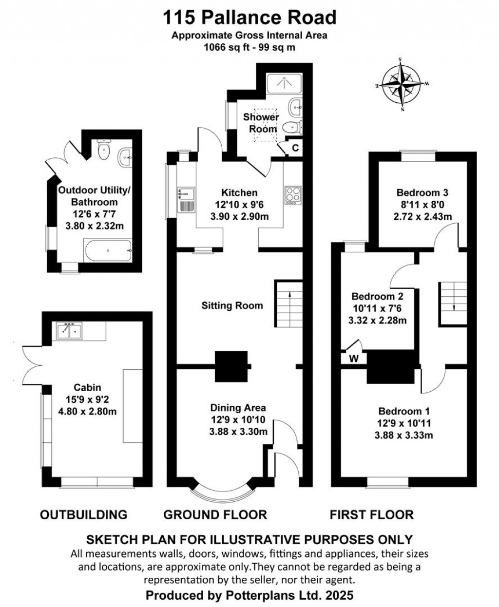 Floorplans For Northwood, Isle of Wight