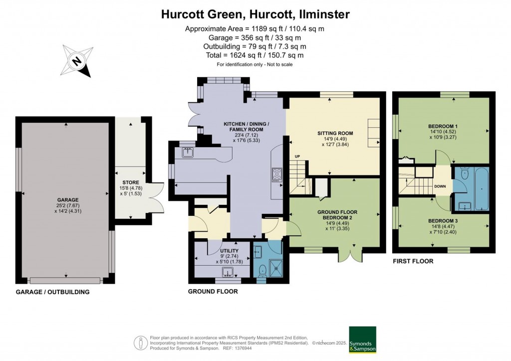 Floorplans For Hurcott Green, Hurcott, Ilminster