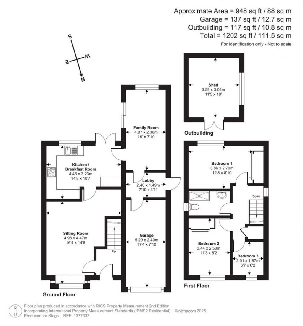 Floorplans For Constable Close, Yeovil