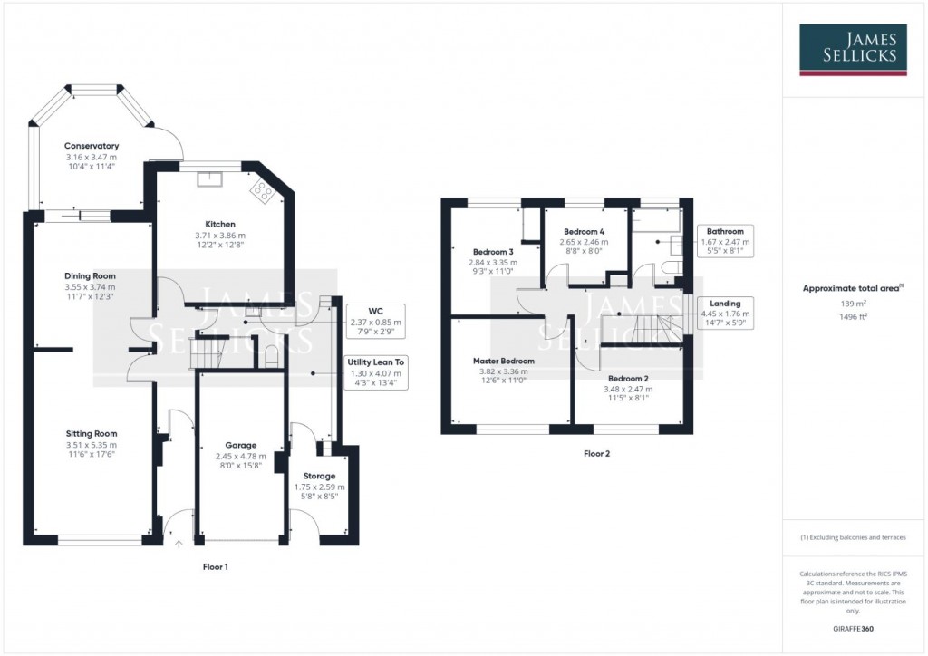 Floorplans For Kingsway Road, Stoneygate, Leicester