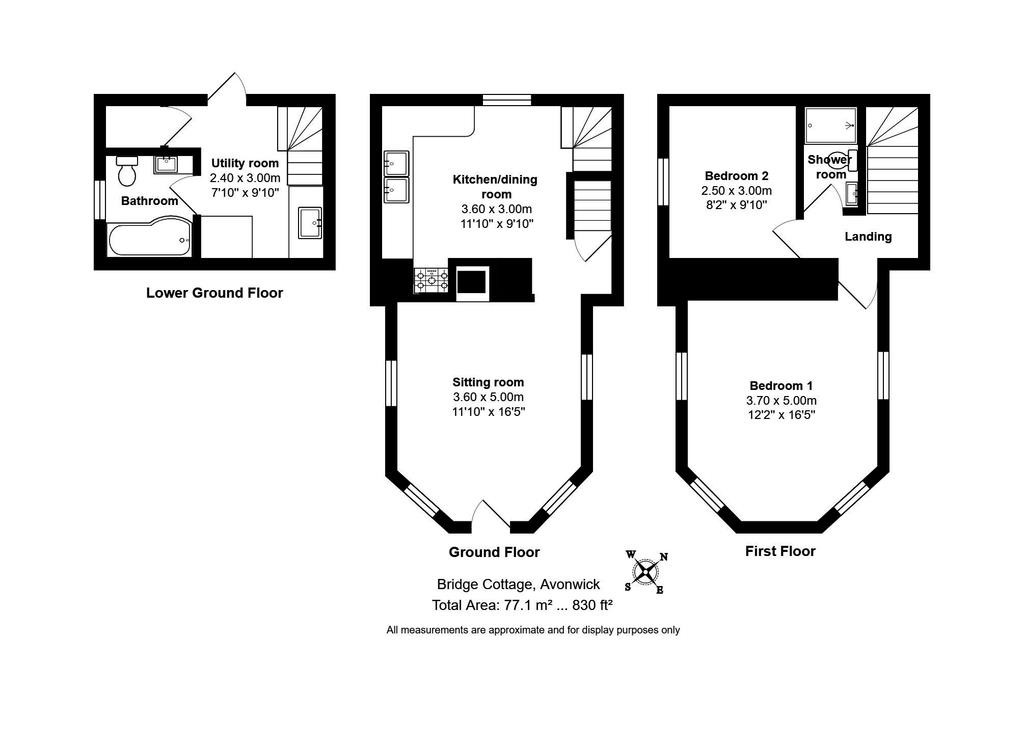 Floorplans For Avonwick, South Brent