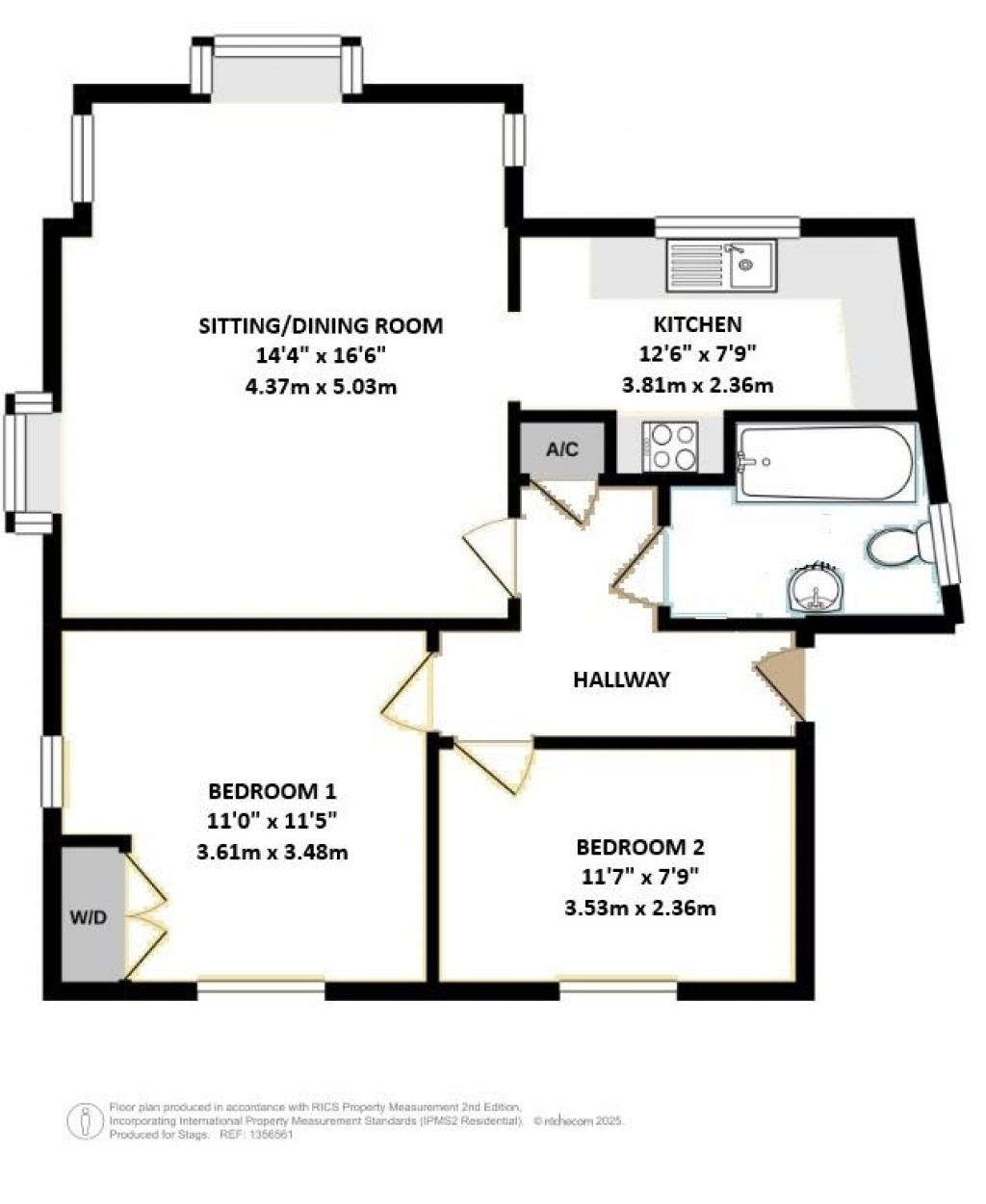 Floorplans For Mill Leat House, Mill Leat, Hemyock